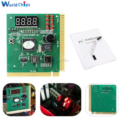 4 Digit PC Analyzer Diagnostic Card Motherboard Meter Tester LED Digital Display Computer Analysis Networking Tools ► Photo 1/6