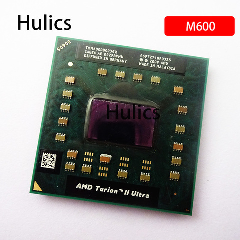 Hulics Original AMD Turion II Ultra Dual-Core Mobile TMM600 M600 TMM600DBO23GQ 2.4G 2M cpu latop processor Socket S1 ► Photo 1/3