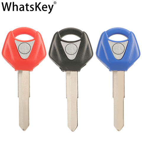 WhatsKey Motorcycle keys Blank Key Uncut For YAMAHA YZF XJR1300 FJR1300 MT09 MT07 XJ6 TMax FZ6 FZ8 R3 R1 R6 ► Photo 1/6