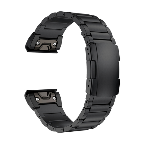 GORPIN Titanium Metal Band, 22mm Quick Release Fit Watch Strap for Garmin Fenix 5/5 Plus, Fenix6/6 Pro smartwatch ► Photo 1/1