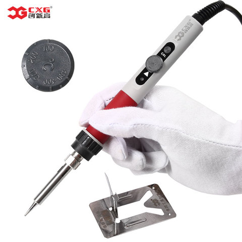 CXG DT70 Electric soldering iron 220V 70W Adjustable temperature EU Plug Welding solder station Tool Thermostat Soldering iron ► Photo 1/6