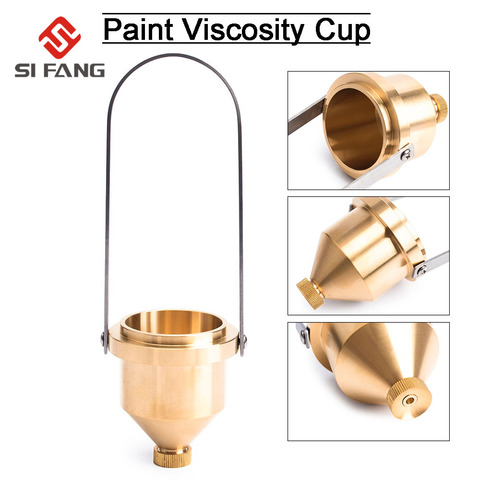 Paint Viscosity Test Cup Viscometer Flow Mixing Thinning Tool 4# For Measurement Tool Golden 100ML ► Photo 1/6