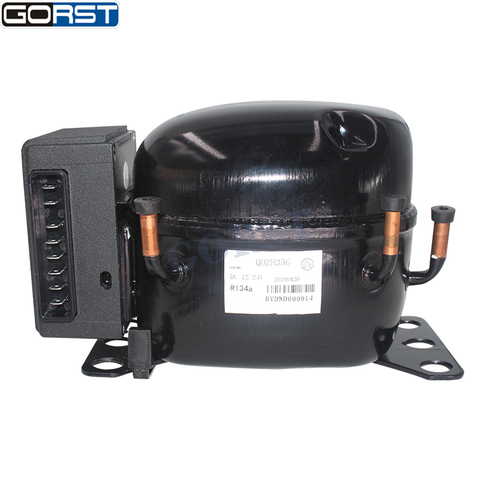 12V 24V DC Car Refrigeration Air Compressor Fridge Freezer Marine Solar QDZH35G R134a ► Photo 1/6