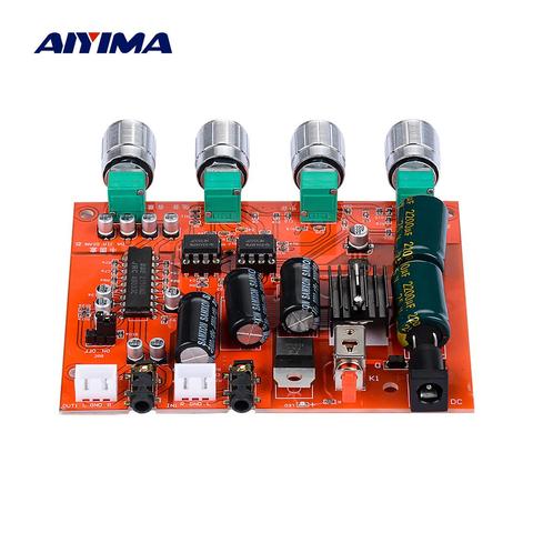 AIYIMA NE5532 OP AMP Preamp Tone Audio Board NJM2150 BBE Processing Module DIY Home Theater Sound System ► Photo 1/6