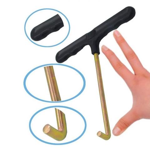 Trampoline Spring Pull Tool Trampoline T Hook Tool Tent Peg Puller Extractor for Outdoor ► Photo 1/6