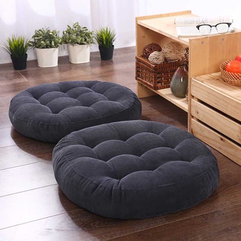 Japan Pouf Futon Seat Cushion Cattail Hassock Chair Pad Back Cushion Round Thickened Tatami Mattress Rugs ► Photo 1/6