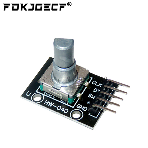 360 Degrees Rotary Encoder Module For Arduino Brick Sensor Switch Development Board KY-040 With Pins ► Photo 1/4