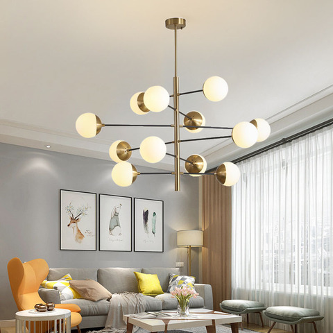 Buy Online Trazos Led Pendant Lights Gold Haning Lamp Nordic Ball Pandant Lamp For Bedroom Dining Room Living Room Lighting Bar Loft Light Alitools