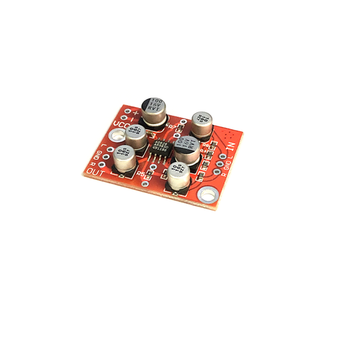 DC 3.8V-15V AD828 Stereo Dynamic Microphone Preamplifier Board MIC Preamp Module Amplifier Board ► Photo 1/2