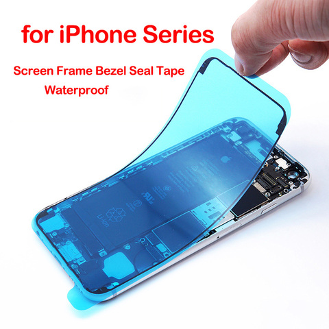 2PCS Screen LCD Frame Adhesive Tape Sealing for iPhone X 8 7 6S 6 6plus,  Front Housing Waterproof Seal Stickers Replacement ► Photo 1/2