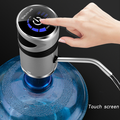 2022 Automatic Electric Portable Water Pump Dispenser Gallon Drinking Bottle Switch Silent Charging ► Photo 1/6