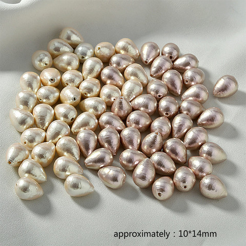 Japan Popularity Hot Selling High Water Droplet Cotton Pearl Straight Hole DIY Ear Stud Accessories Accessories Handmade ► Photo 1/6