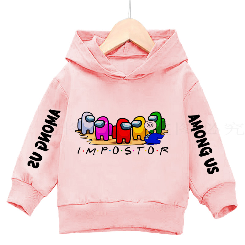 Adult Kids Among Us Impostor Game Hoodie Hooded Sweatshirt Jumper Pullover Tops