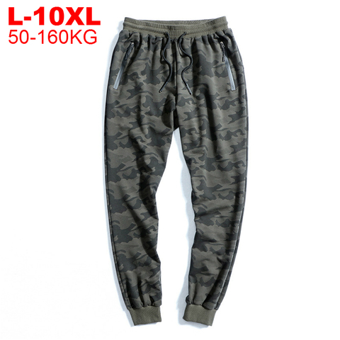 Men's Camouflage Sweatpants Plus Size 10xl 9xl Joggers Militar Men Trousers Hip Hop Army Green Camo Pants Cotton Sportswear Man ► Photo 1/6