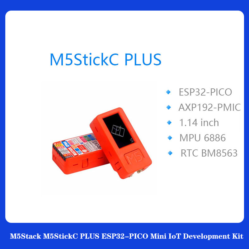 Official M5Stack M5StickC PLUS ESP32-PICO Mini IoT Development Kit  Bluetooth and WiFi Bigger Screen IoT Controller - Price history & Review, AliExpress Seller - Alexa Store