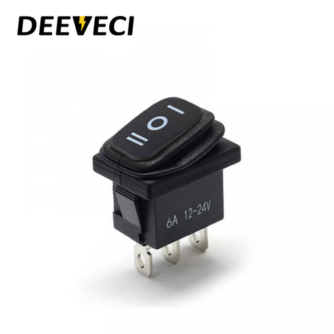 KCD1 12v 220v 30A waterproof 3pins toggle switch illuminated latching 4pins on off on emergency marine rocker switch ► Photo 1/6