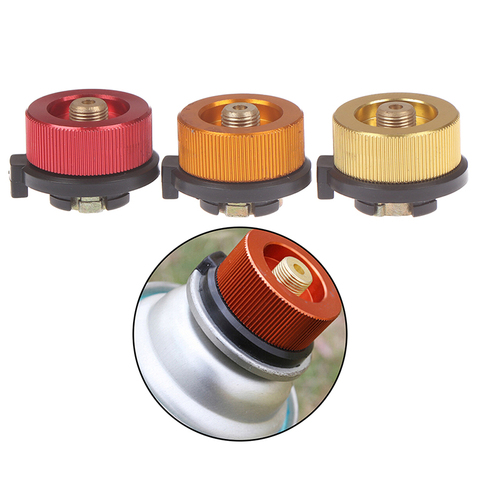 Camping Hiking Stove Adaptor Gas Adapter Converter Connector Outdoor Auto-off Gas Cartridge Tank Cylinder Adapter ► Photo 1/6