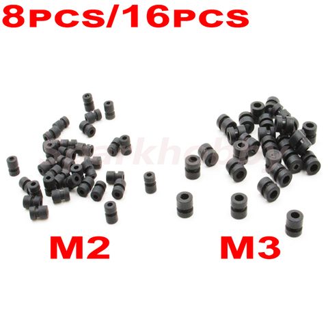 8PCS/16PCS M2 M3 Rubber Shock Absorber ball Shock Damping Ball Anti-vibration Ball for F3 F4 F7 Flight Control Damping RC FPV ► Photo 1/6