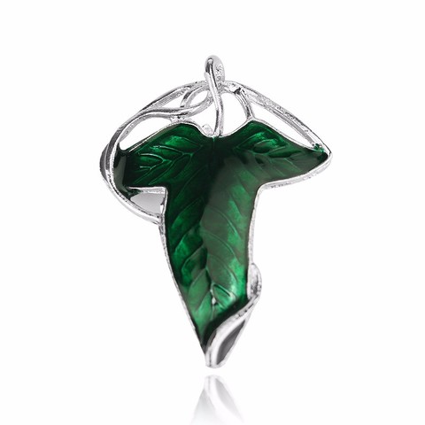 Elven Leaf Brooch Pin Green Lorien Combined Arwen Evenstar Cape Enamel Brooches Jewelry Christmas Gifts ► Photo 1/6