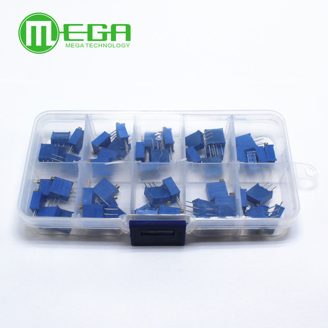 3296W series resistanceohm Trimpot Trimmer Potentiometer 1K 2K 5K 10K 20K 50K 100K 200K 500K 1M  DIY Kit for school education ► Photo 1/4