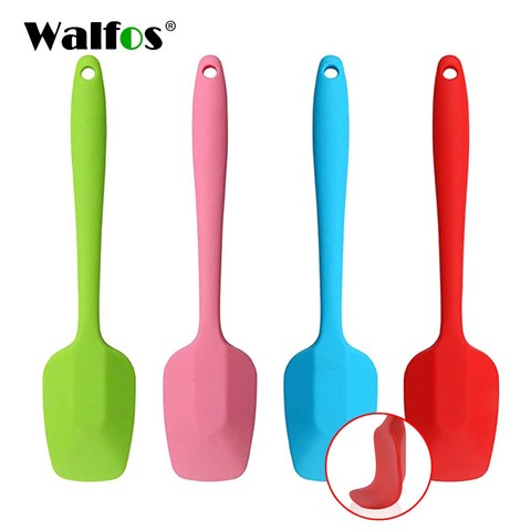 WALFOS 1 Piece Silicone Scraper, Silicone Spatula, Silicone Baking Scraper / Kitchen Scraper Silicone Mold ,Bakeware ► Photo 1/6