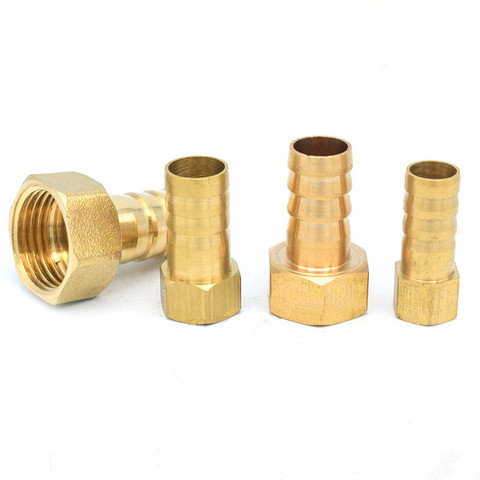 1PC Brass Hose Fitting 6/8/10/12/14/16/19/25MM Barb Tail 1/8