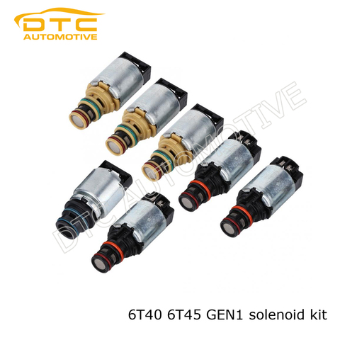 6AT gearbox original new gen 1 6T45 6T40 6T30 solenoid kit set for Chevy Cruze LaCrosse Malibu (7pcs) ► Photo 1/3