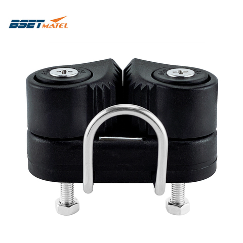 Composite 2 Row Matic Ball Bearing Cam Cleat with leading Ring Pilates Equipment Boat Fast Entry Rope Wire Fairlead sailboat ► Photo 1/6