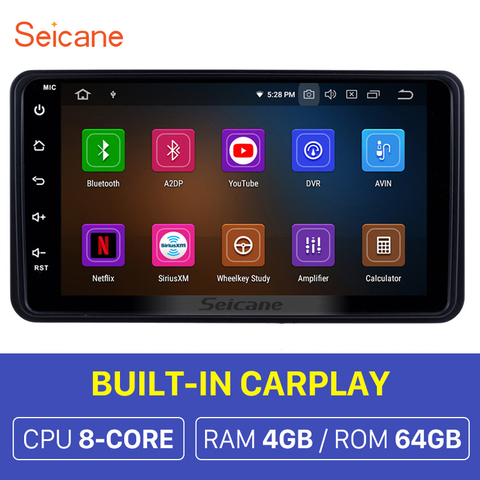 Seicane Android 10.0 7 Inch 8-core RAM 4GB Car Stereo Radio Head Unit GPS Navi Player for 2006-2009 2010 2011 2012 Suzuki Jimny ► Photo 1/5