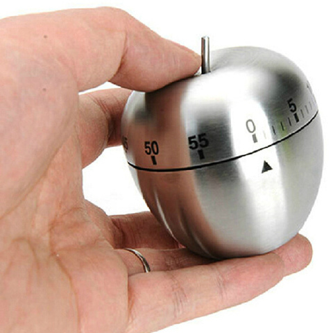 new mechanical kitchen timer Stainless steel egg  machinery count down reminder alarm clock interval s cooking tools ► Photo 1/6