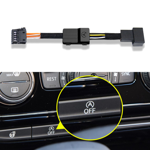 For VW Volkswagen Atlas 2017-2022 Car Close Automatic Stop Start Engine System Device Control Sensor Plug Smart Stop Cancel ► Photo 1/5