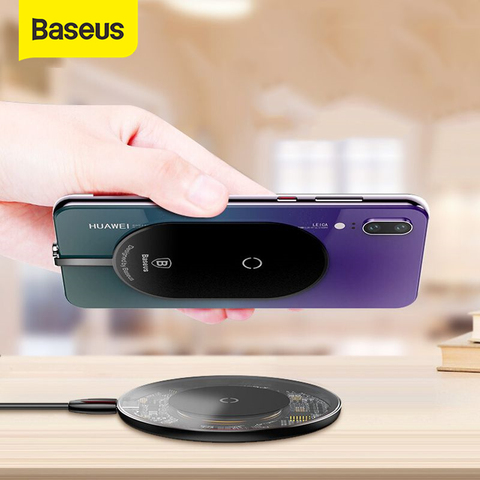 Tutor Sluiting breken Price history & Review on Baseus QI Wireless Charger Receiver For Huawei  P20 Pro Samsung a5 7 Wireless Charging Receiver For Xiaomi Mi8 6 Redmi  oneplus lg | AliExpress Seller - BASEUS