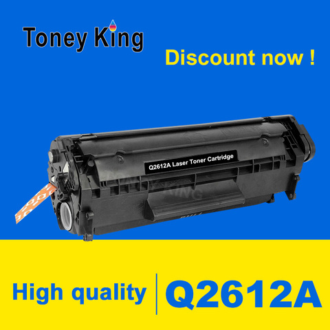 Toney King Q2612A 12A 2612 Compatible Toner Cartridge for HP LaserJet 1010 1012 1015 1020 3015 3020 3030 3050 1018 1022 Printer ► Photo 1/3