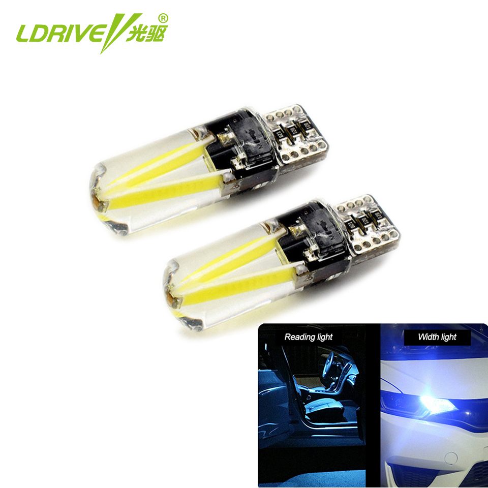 10pcs T10 LED W5W 168 194 24 LED CANBUS 3014SMD ERROR FREE Car Side Wedge  Light Reading Dome Bulb Wedge License Plate Lamp