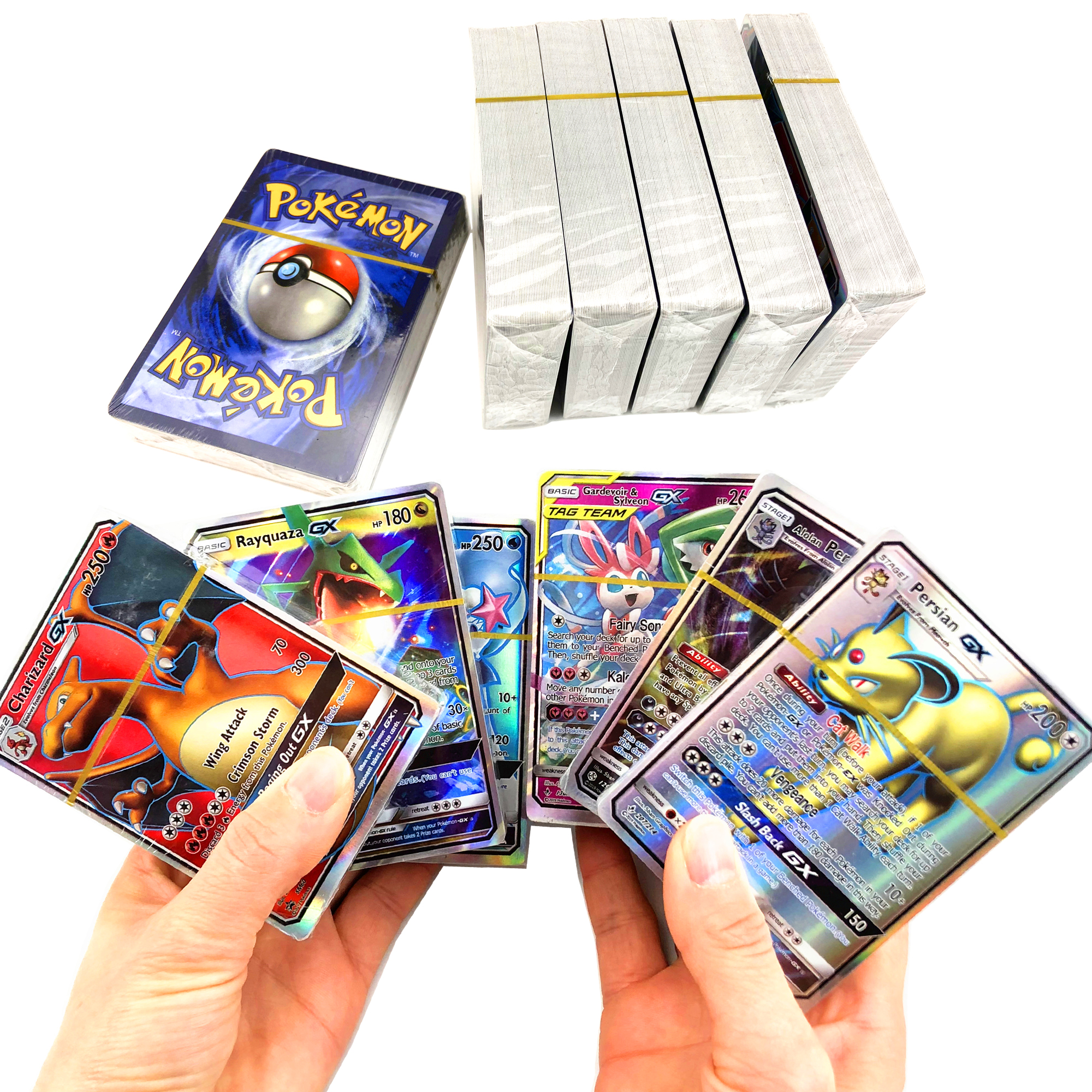 60-300Pcs French Pokemon Cards TAG TEAM GX V MAX VMAX Shining Card Game  Battle Carte
