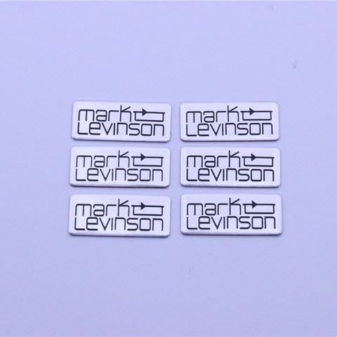 6pcs 35x15mm Mark Levinson stereo speaker badge emblem Sticker Car Accessorie for es ux nx300 rx is gs ls gx ct200t ► Photo 1/5