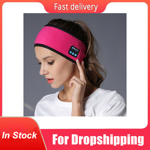 EDAL Bluetooth Music Headband Knits Sleeping Headwear Headphone Headset headbands Soft Warm Sports Smart Cap Smart Stereo ► Photo 1/6