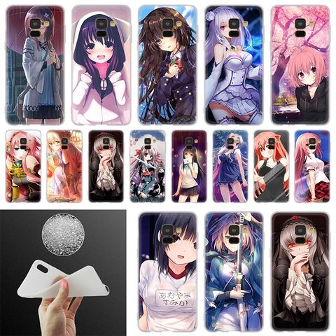 Buy Online Anime Girl Cartoon Japan Phone Case For Samsung Galaxy A10 0 A30 0 A50 A60 0 A6 A8 Plus 18 A3 A5 17 Soft Cover Alitools