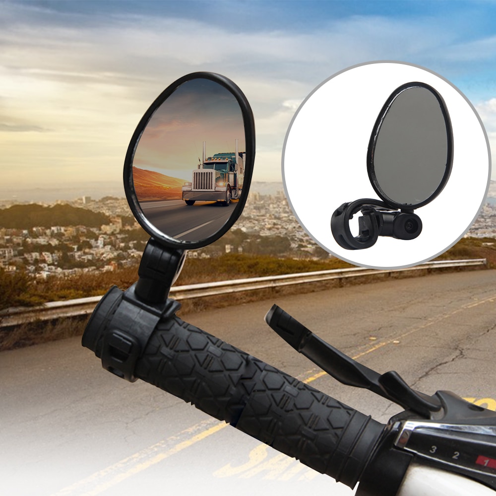 Bicycle Rear View Mirror Bike Cycling Wide Range Back Sight Reflector Mirror 