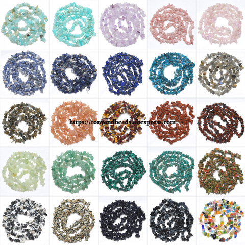 Free Shipping Freeform Gravel Different Material Natural Stone Beads In Loose 15