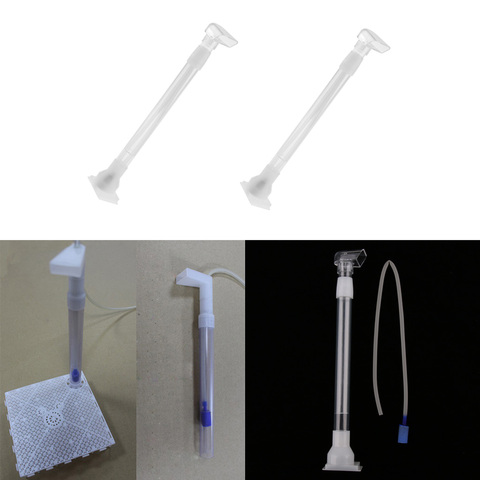 2 Pcs Aquarium Under Gravel Filter Air Line Hose Intubation Tube Accessories,Clear ► Photo 1/6