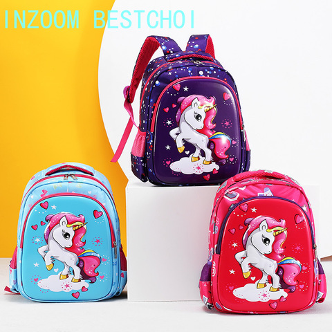 New Kids Bag Children Schoolbag Unicorn Backpack Cute Girls School Bags Kids Backpacks Shoulder Bag Mochila Infantil ► Photo 1/6