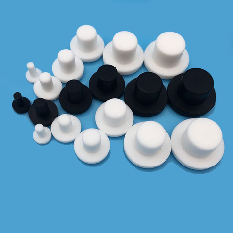 10PCS 3-14mm Silicone Rubber Male Hole Caps T Type Plug Stopper Round End Gap Masking ► Photo 1/4