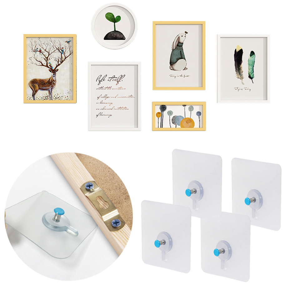 Price History Review On 4 8 12 16 pcs Lot Picture Photo Frame Holder Rack Picture Wall Decoration Hanger Multi Use Self Adhesive Painting Hook Aliexpress Seller Basedidea Kitchen Store Alitools Io