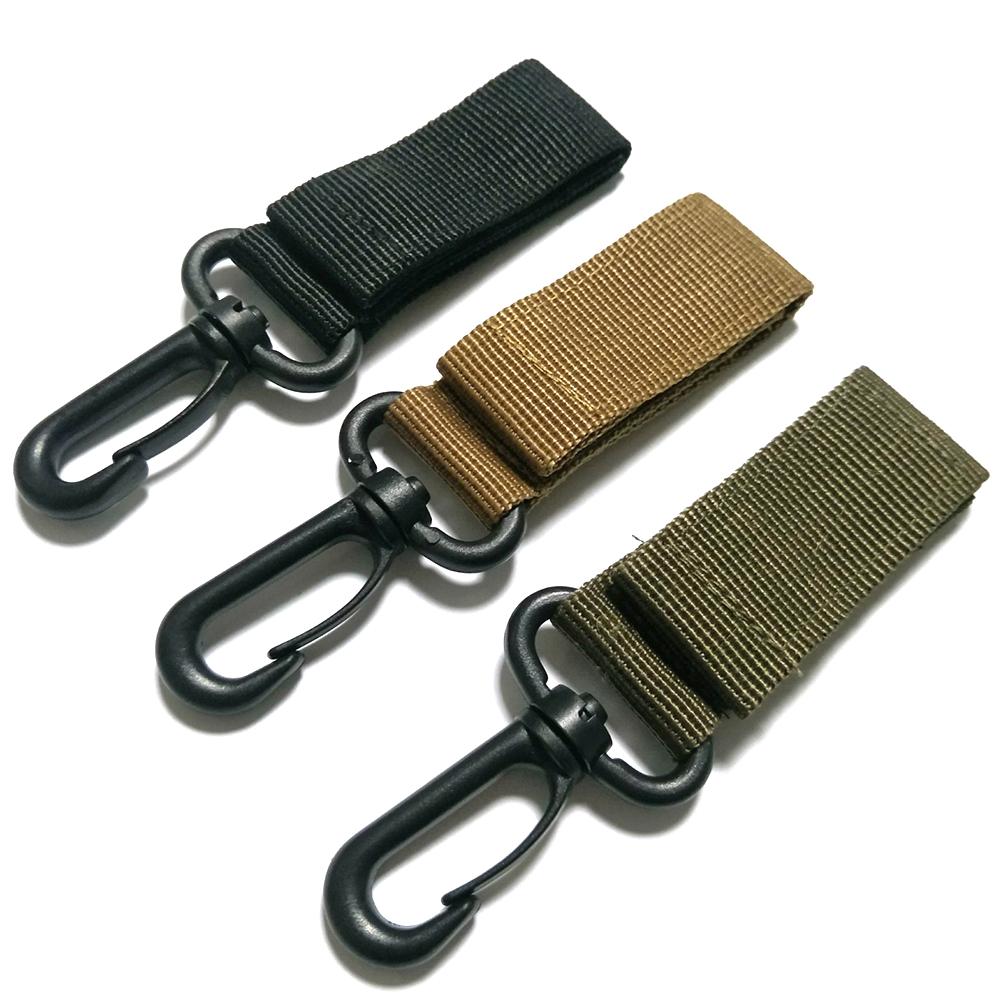 Carabiner Nylon Tactical Backpack Key Hook Webbing Buckle Waist Belt Buckle  CN 