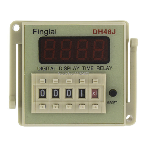 DH48J-11A 11 pin AC/DC 12V contact/sensor signal input digital counter relay DH48J DH48J-11 12VAC/12VDC counting relay ► Photo 1/3