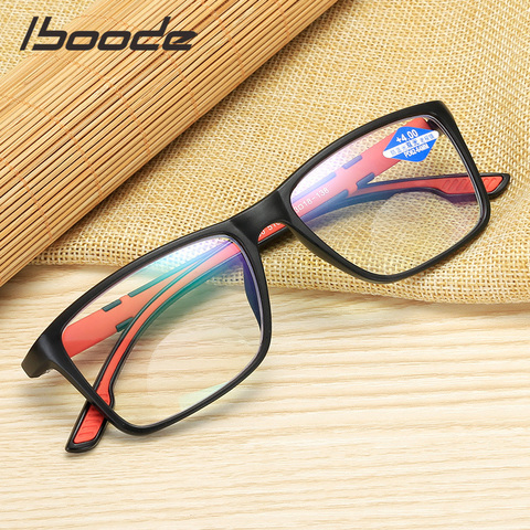 iboode Anti-blue Reading Glasses Ultra Light Resin Computer Glasses Fashion Flexible Portable Light Glasses +1.0 1.5 2 2.5 4.0 ► Photo 1/6