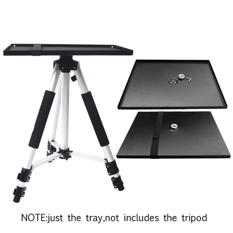 Besegad 34x24cm Universal Metal Tray Stand Platen Platform Holder for 3/8inch Tripod Projectors Projetor Monitors Laptops ► Photo 1/5