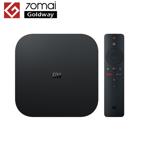 Original Global Xiaomi Mi TV Box S 4K HDR Android TV 8.1 Ultra HD 2G 8G WIFI Google Cast Netflix IPTV Set top Box 4 Media Player ► Photo 1/6