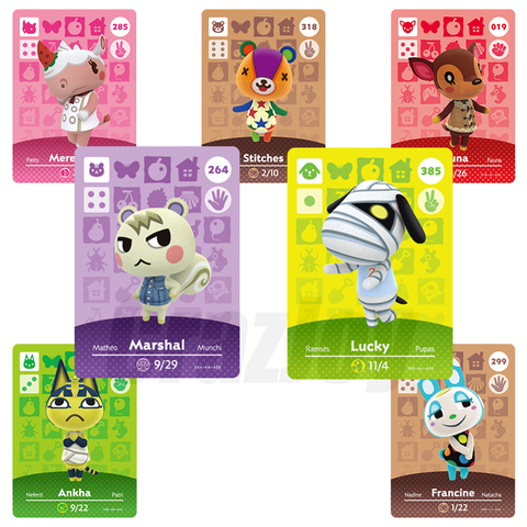 Carte amiibo Animal Crossing